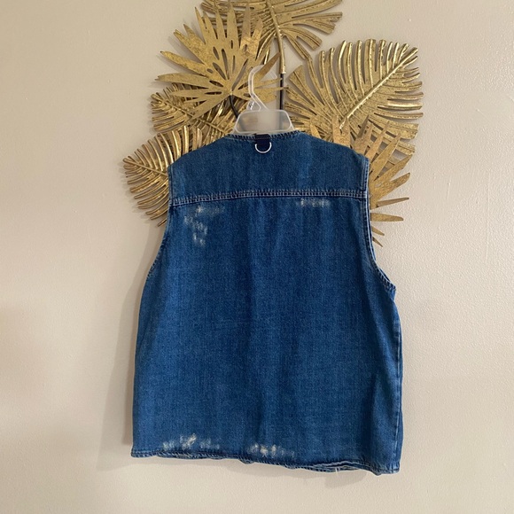 Zara Blue Denim Jacket - Picture 2 of 3